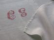  antique damask tablecloth from France  No:1168f  