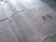  antique damask tablecloth from France  No:1168g  