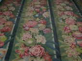Antique floral tapestry
