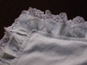 Lace pillow sham