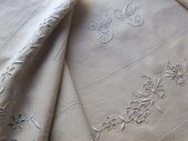 fine cutwork embroidery monogram YC