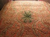 Matelasse bedcover, Motif: Paisley, Date: 1900