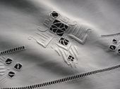 Embroidered infant sheet