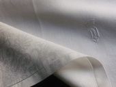 2 vintage damask hand towels