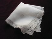 fine bridal handkerchief point de gaze lace