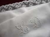 Top quality pillow sham, monogram: ld