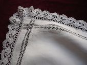 Extra large lace pillow sham,