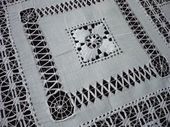 Teneriffe lace table cloth
