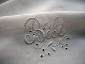 Baby Luxury Sheet, monogram: bebe