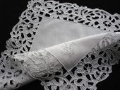 Richelieu embroidery wedding handkerchief