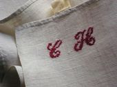 Raw linen towel