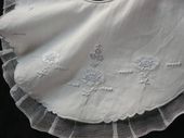 Precious vintage baby  bib