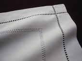 Antique hand-made linen pillow sham