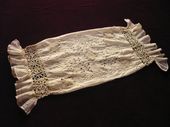 Romantic boudoir bolster 19th c.
