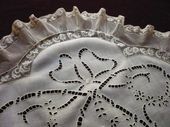 Embroidered pillow cover