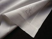 finest men's pocket square monogram J