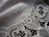 princess lace wedding hanky