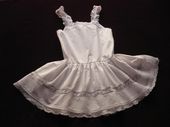 antique cotton and lace baby dress