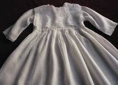antique lawn linen and lace Christening gown