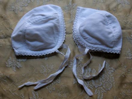 vintage infant bonnet