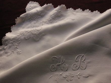 vintage pillow sham