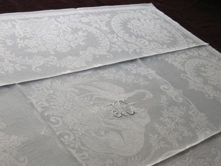 Vintage damask napkins