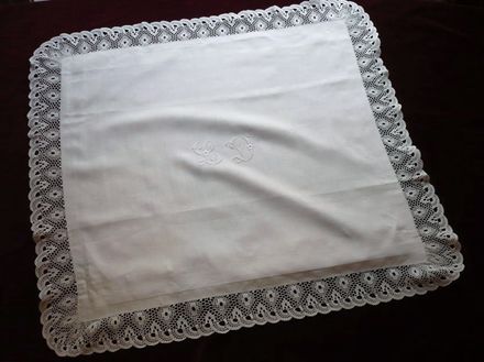 vintage pillow sham