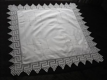vintage pillow sham