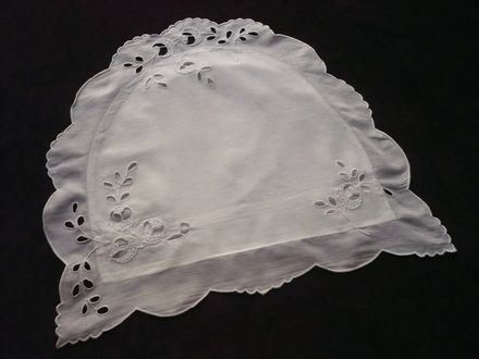 Vintage infant pillowcase