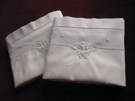 vintage pillow sham