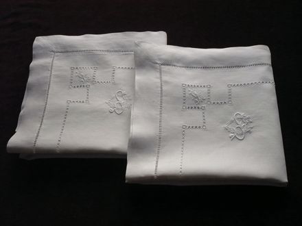 vintage pillow sham