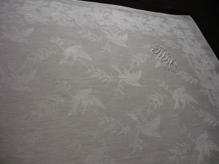 Vintage damask napkins