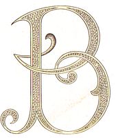 Seedstitch monogram B