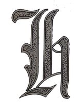 Vintage monogram H