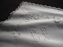 luxury linen and cotton embroidered pillowcases