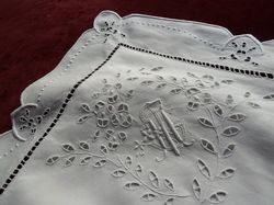 luxury embroidered linen euro shams