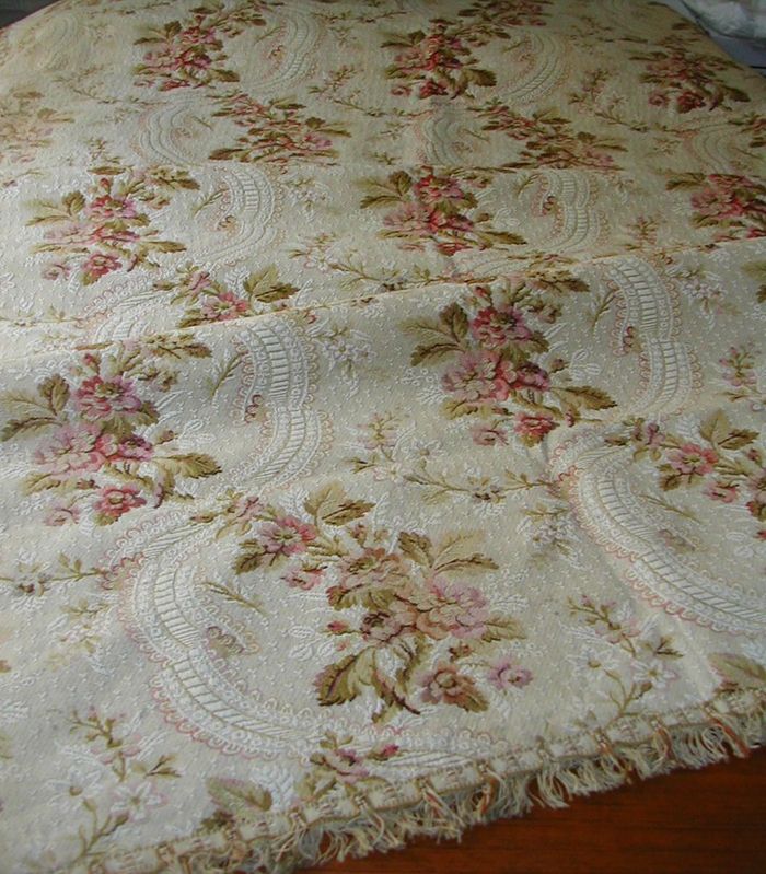 Paire of heavy  tapestry-woven curtains , origin:France