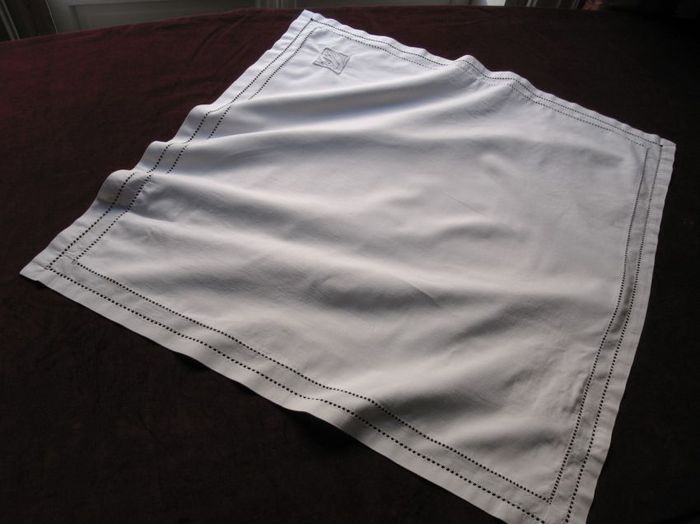  French pillow sham, monogram: st ,1935