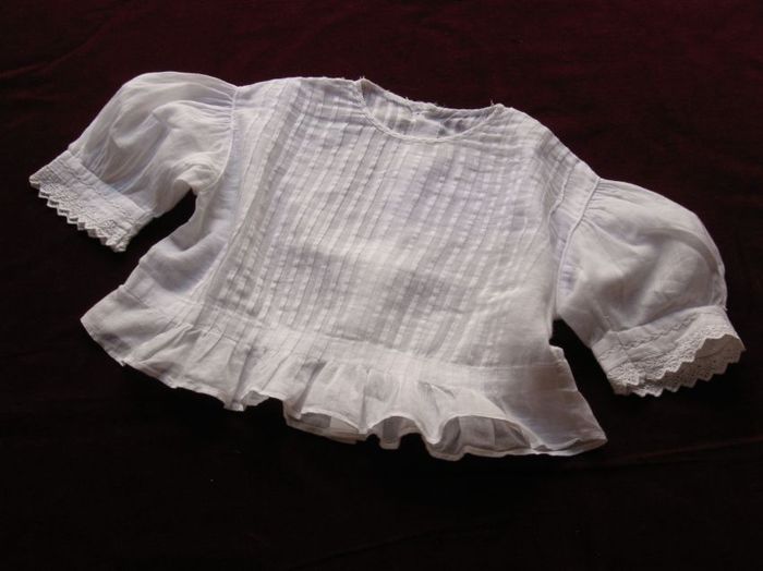  Vintage infant blouse, material:cotton voile, 1925