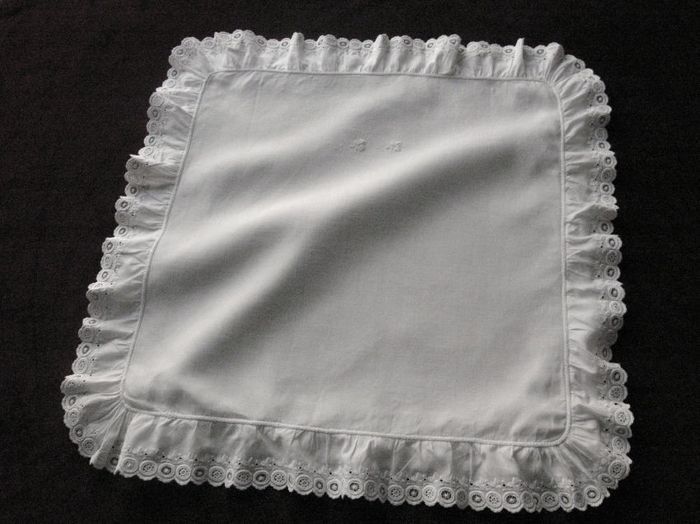 Pair small boudoir pillow, monogram: JJ