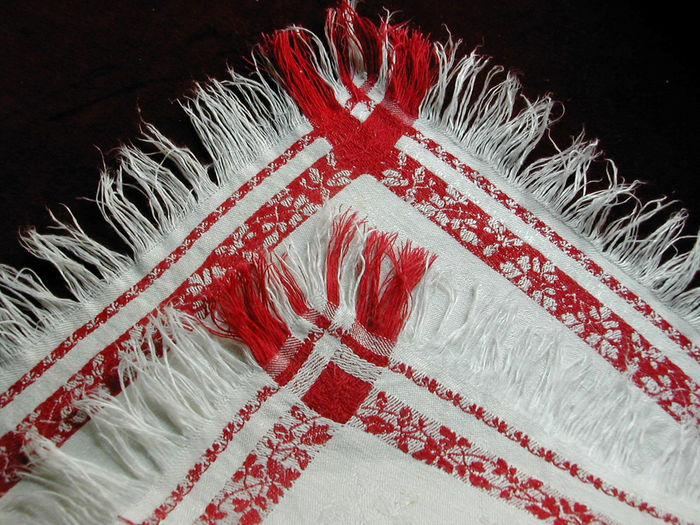 12 Antique French tea napkins