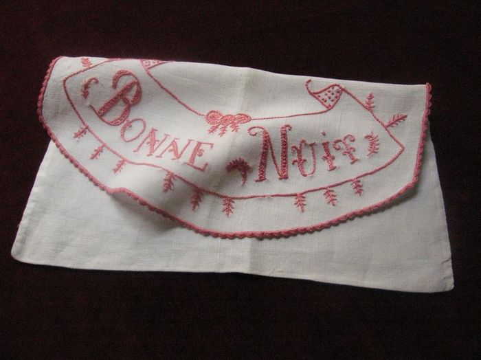 Antique little linen pocket