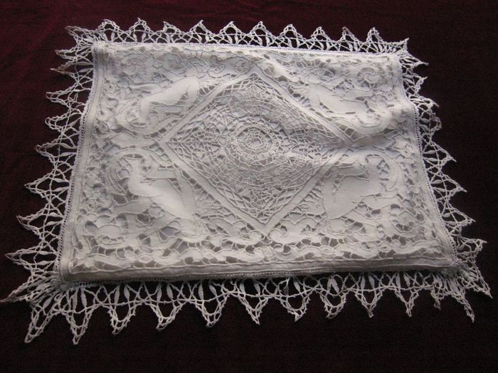 Vintage boudoir pillow sham