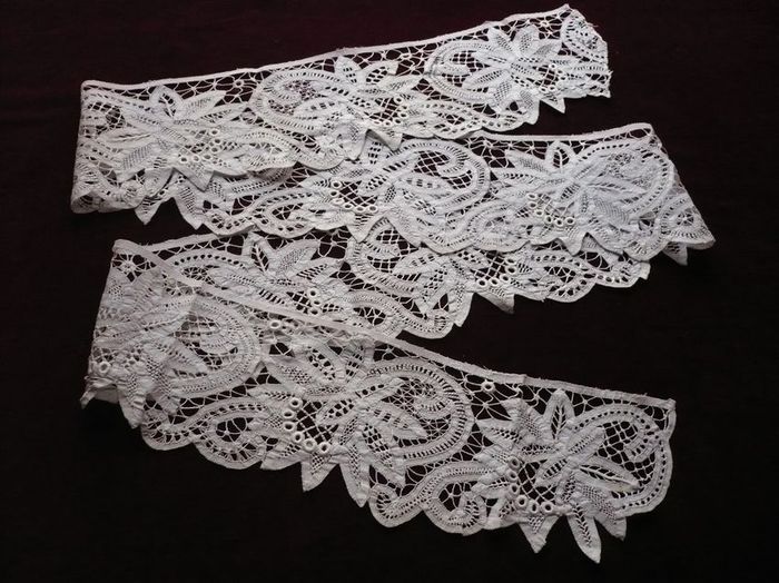 French antique Luxeuil Lace