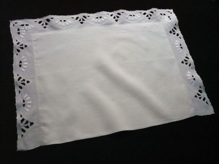 rectangular infant linen pillow sham