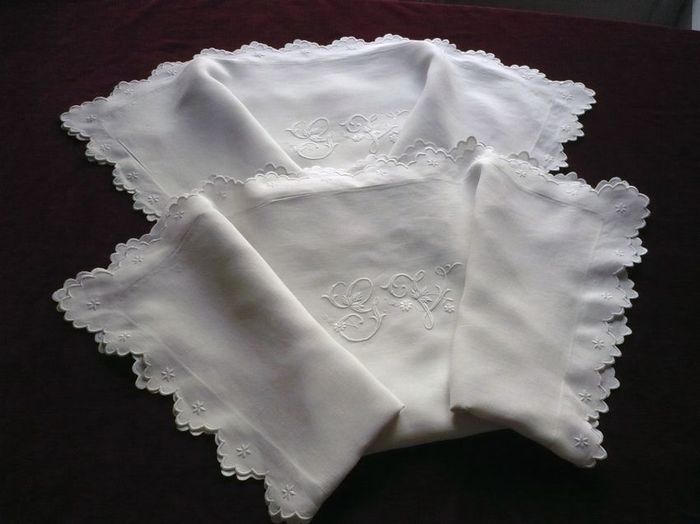 luxury pillowcases cutwork embroidery