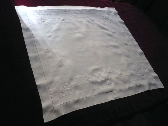 Exceptional french embroidered pillow sham