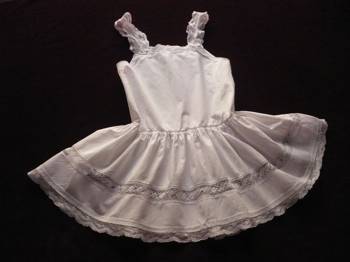 antique French children's clothing baby dress