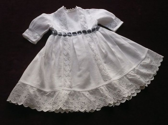 vintage embroidered baby dress