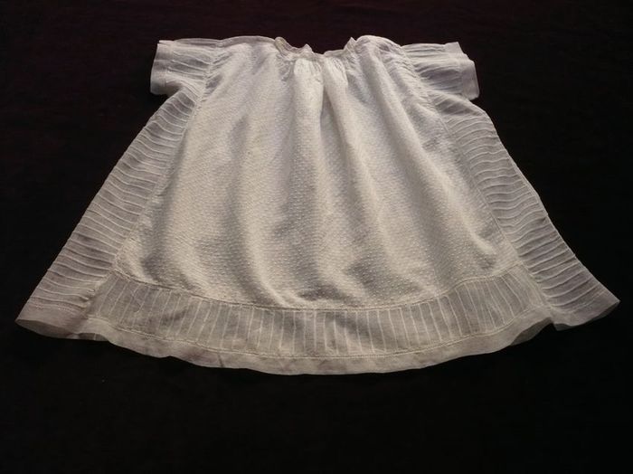 silk tulle 1920's baby dress